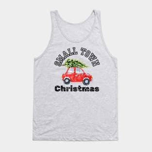 Vintage Small Town Christmas Tank Top